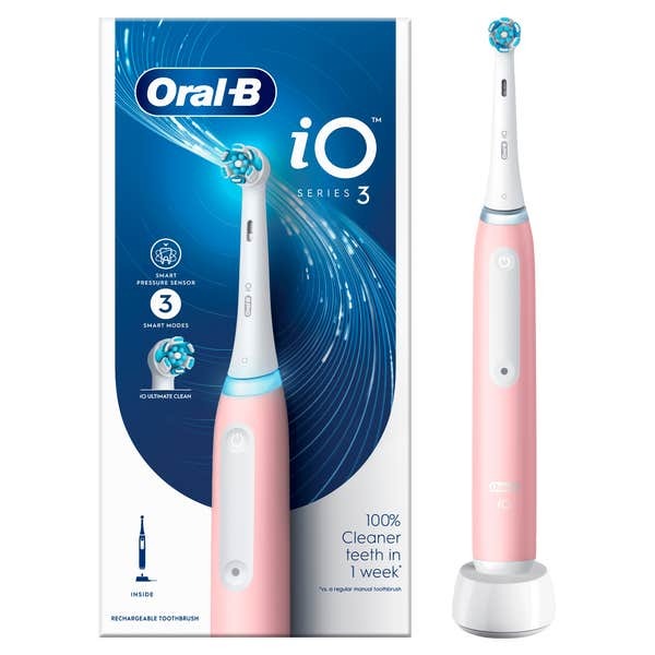 Oral-B iO Series 3 Electric Toothbrush (Pink)