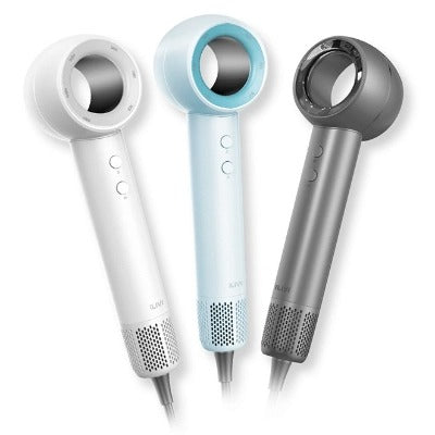 iLIVI ไดร์เป่าผมไร้ใบมีด ไอออนลบ แห้งเร็ว รุ่น V10 (สีขาวออโรร่า)