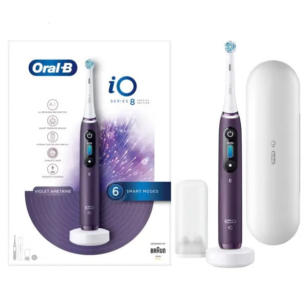 Oral-B iO Series 8 Electric Toothbrush (Purple)